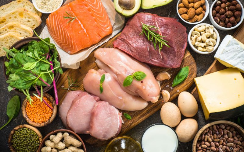 Protein là thành phần không thể thiếu trong quá trình xây dựng và phục hồi cơ bắp