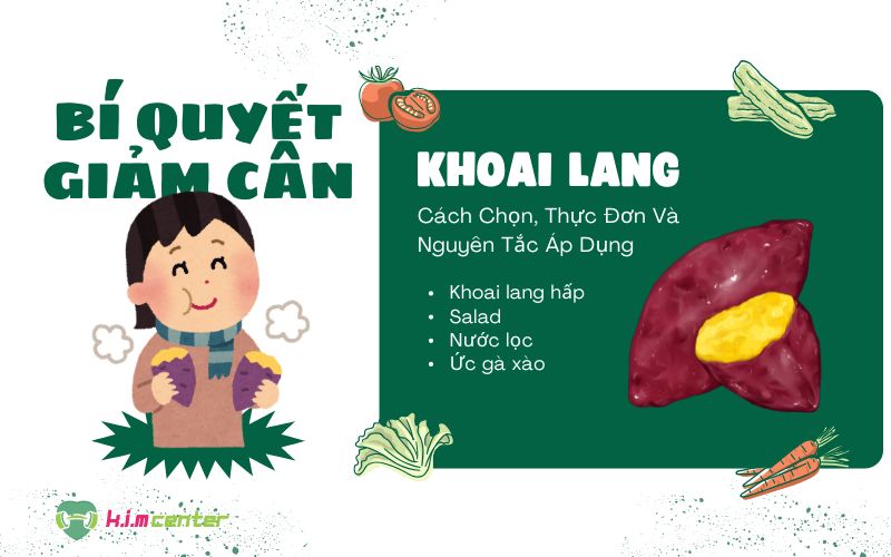 Giảm cân bằng khoai lang