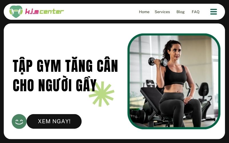 Tập gym tăng cân