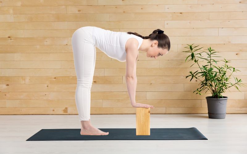 Tư thế duỗi thẳng một nửa (Ardha Uttanasana)