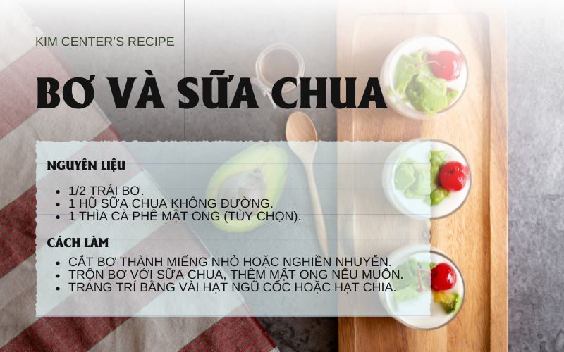 Giảm cân với bơ và sữa chua – Món ăn thanh mát