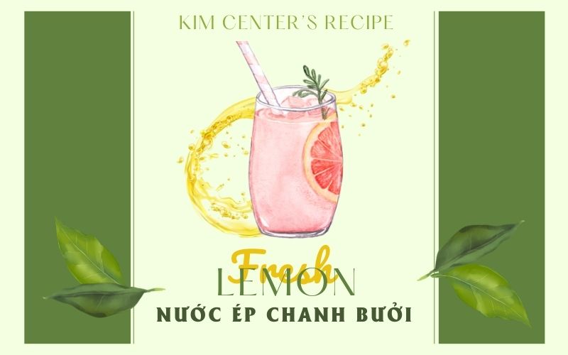 Nước ép chanh bưởi hỗ trợ giảm cân