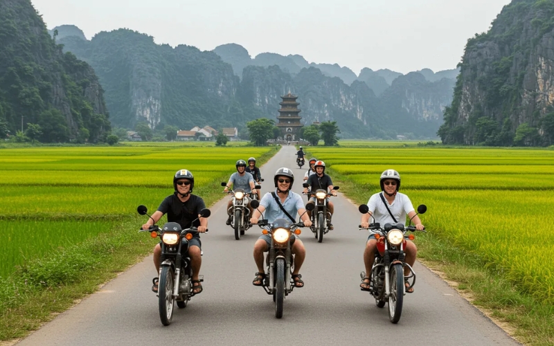 ưu điểm khi phượt ninh bình bằng xe máy