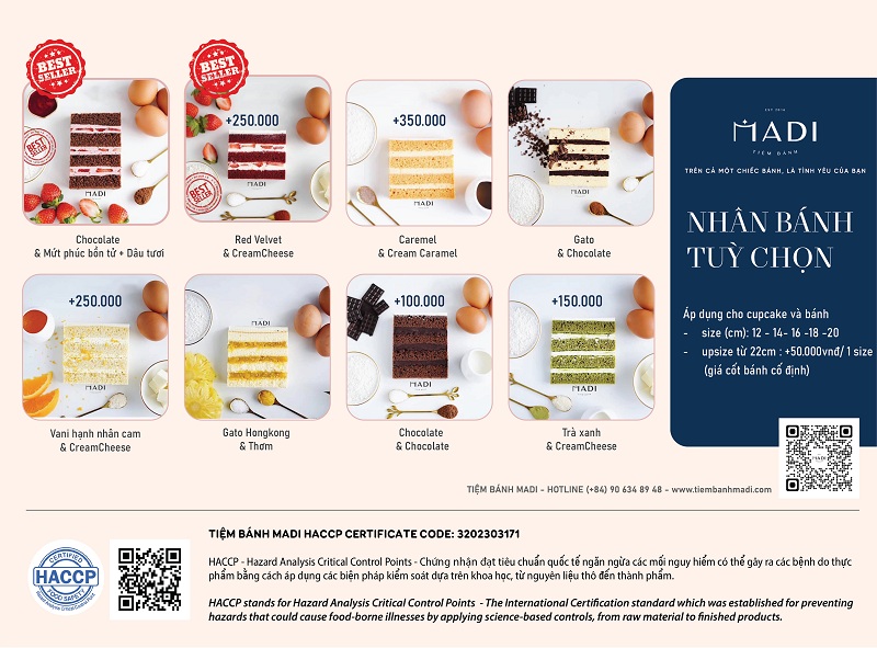 tiệm bánh madi