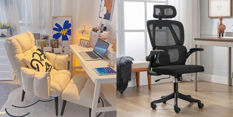 Nên chọn ghế lưới hay ghế đệm?