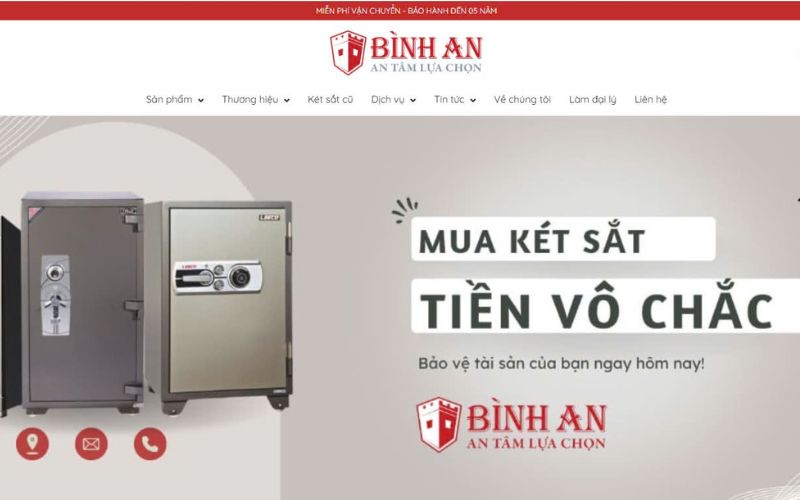 két sắt bình an